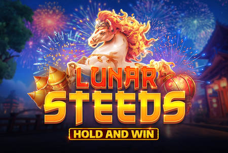 Lunar Steeds Hold and Win slot with celestial horse theme and bonus features